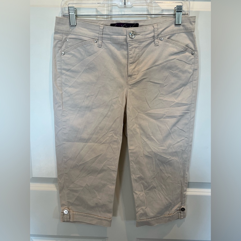 Gloria Vanderbilt Tan Capri Size 6p